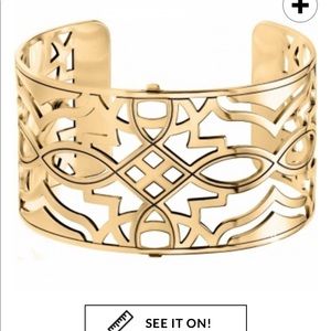 Brighton Gold Christo Cuff - Paris Wide Style